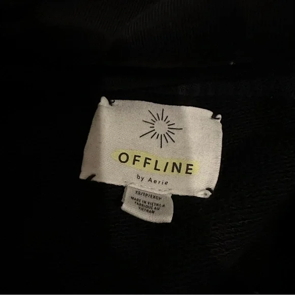 OFFLINE by Aerie Throwback Fleece Hoodie - Picture 3 of 4